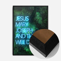 Jesus Mary Joseph Wee Donkey TV Quote Print