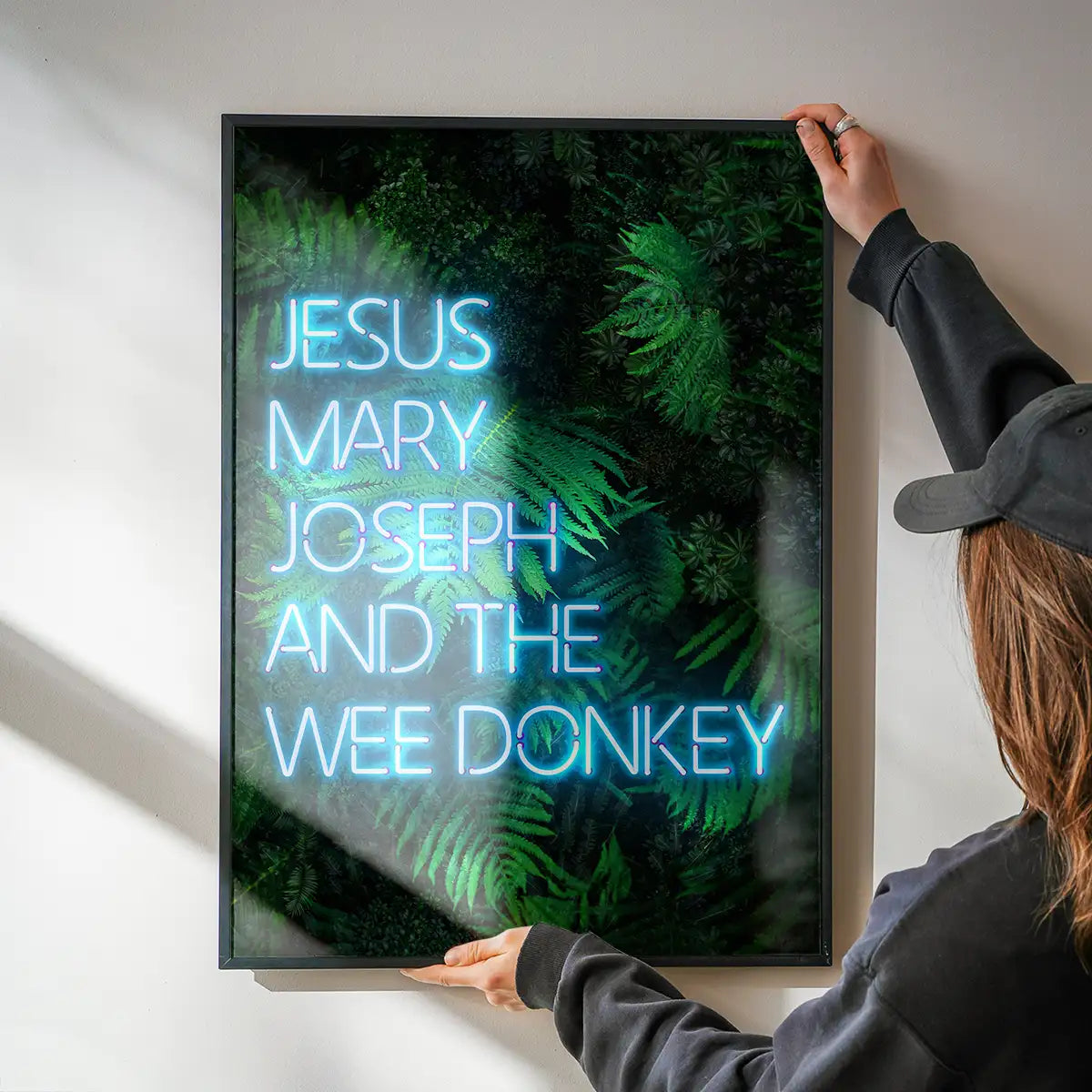 Jesus Mary Joseph Wee Donkey TV Quote Print
