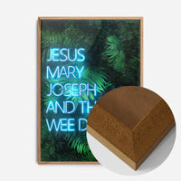 Jesus Mary Joseph Wee Donkey TV Quote Print