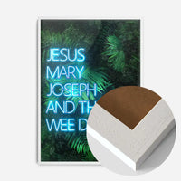 Jesus Mary Joseph Wee Donkey TV Quote Print