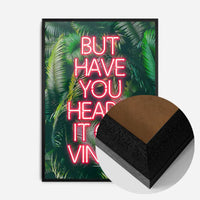 Have You Heard It On Vinyl Centered Poster Print