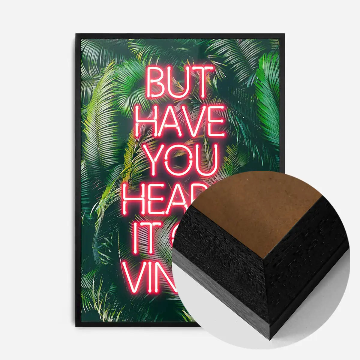 Have You Heard It On Vinyl Centered Poster Print
