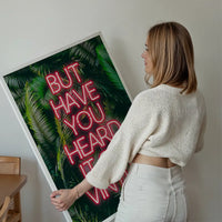 Have You Heard It On Vinyl Centered Poster Print