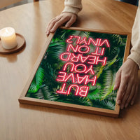 Have You Heard It On Vinyl Centered Poster Print