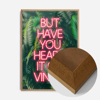 Have You Heard It On Vinyl Centered Poster Print