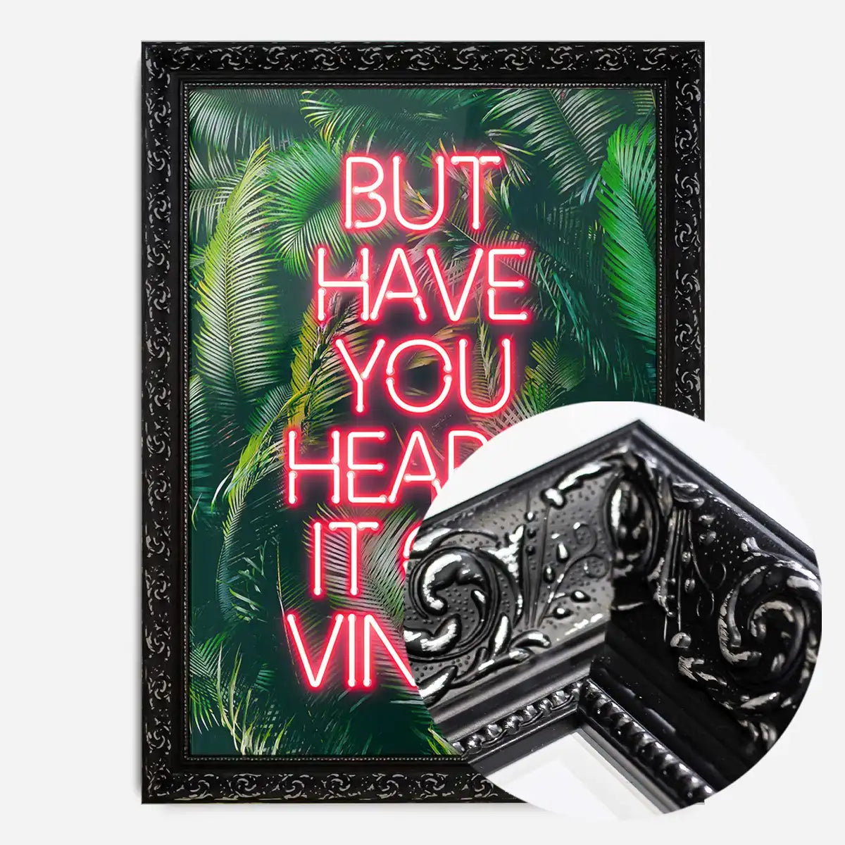 Have You Heard It On Vinyl Centered Poster Print