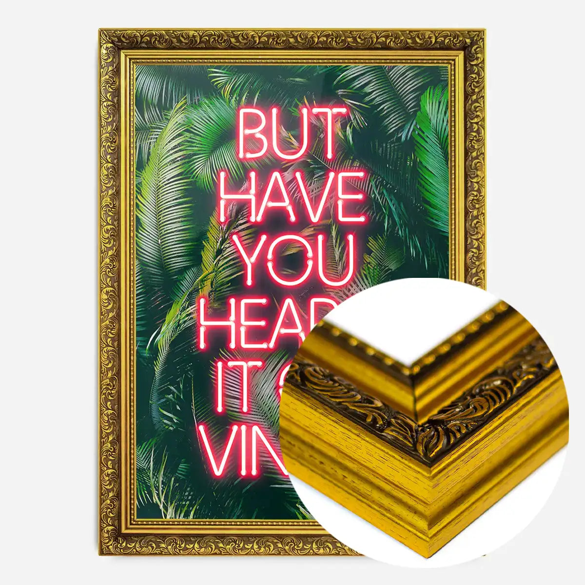 Have You Heard It On Vinyl Centered Poster Print