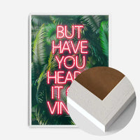 Have You Heard It On Vinyl Centered Poster Print