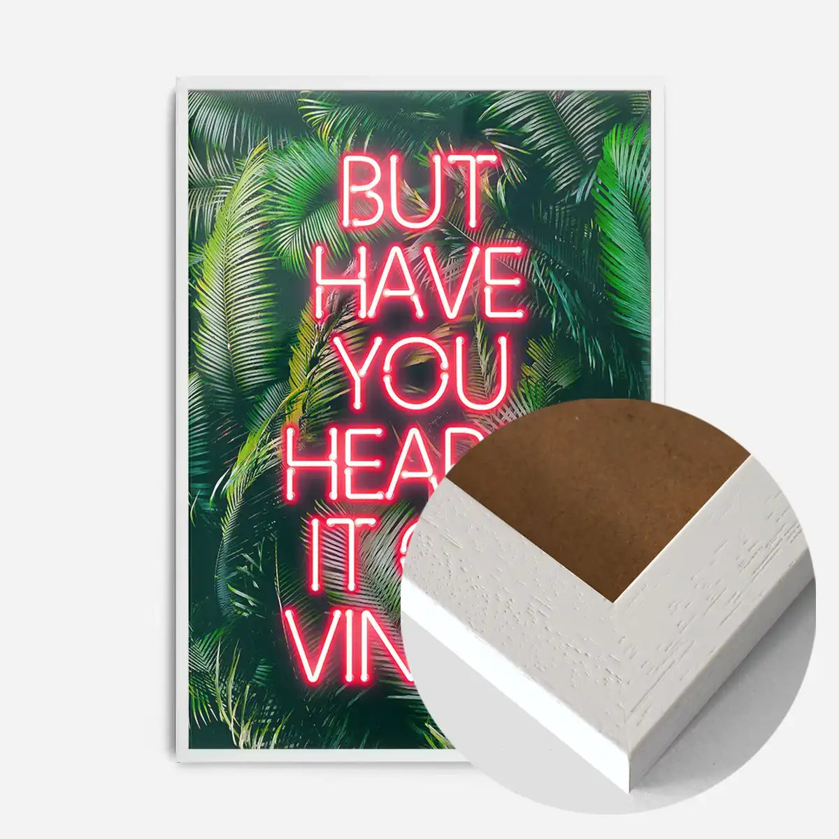 Have You Heard It On Vinyl Centered Poster Print