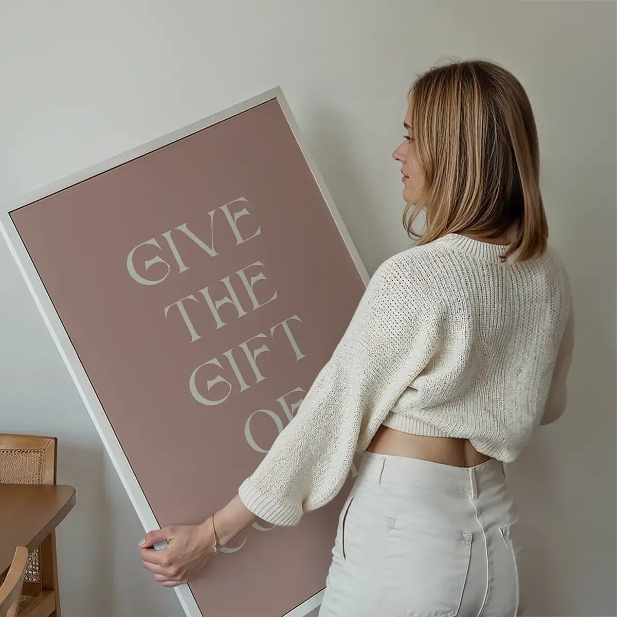 Give The Gift of Coffee Print