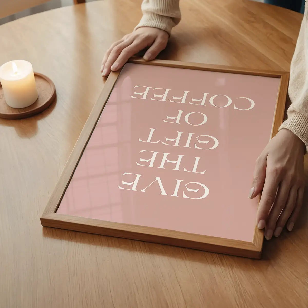 Give The Gift of Coffee Print