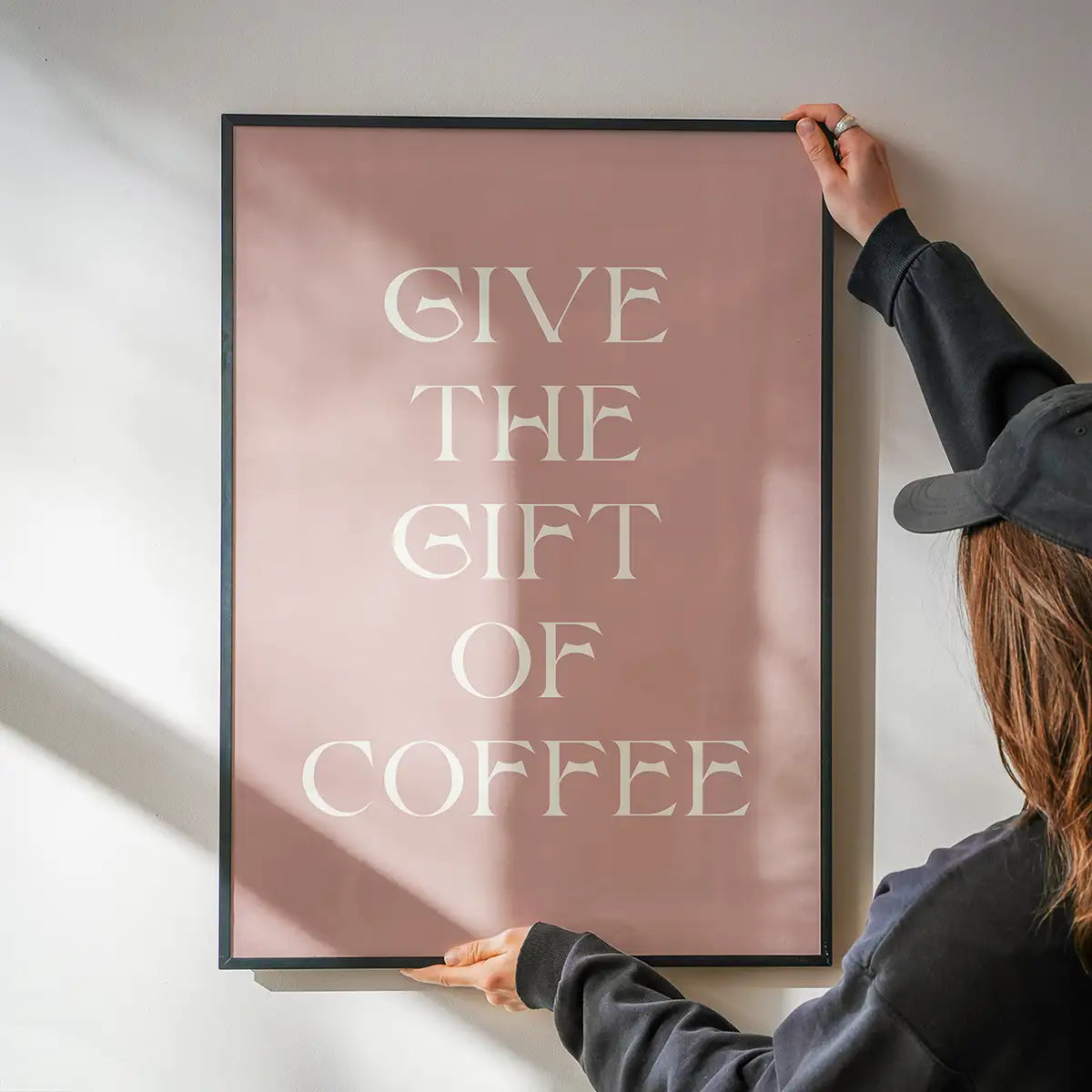 Give The Gift of Coffee Print