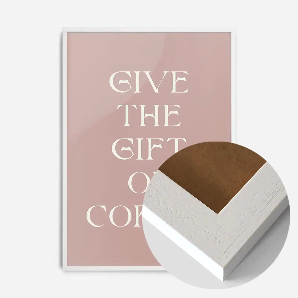 Give The Gift of Coffee Print