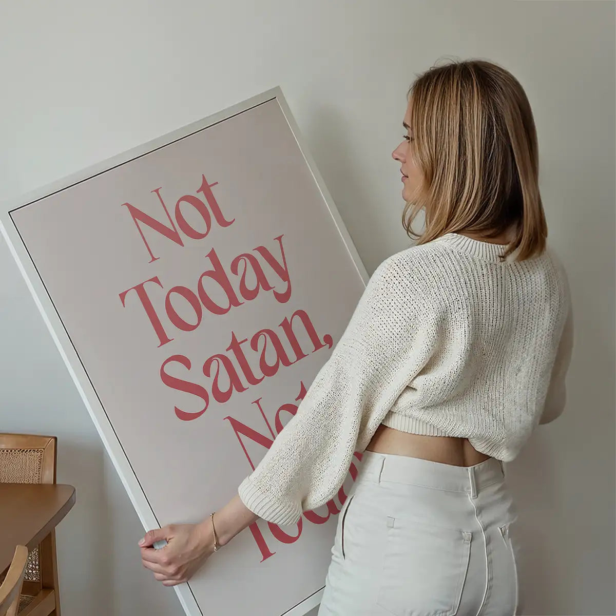 Not Today Satan Print