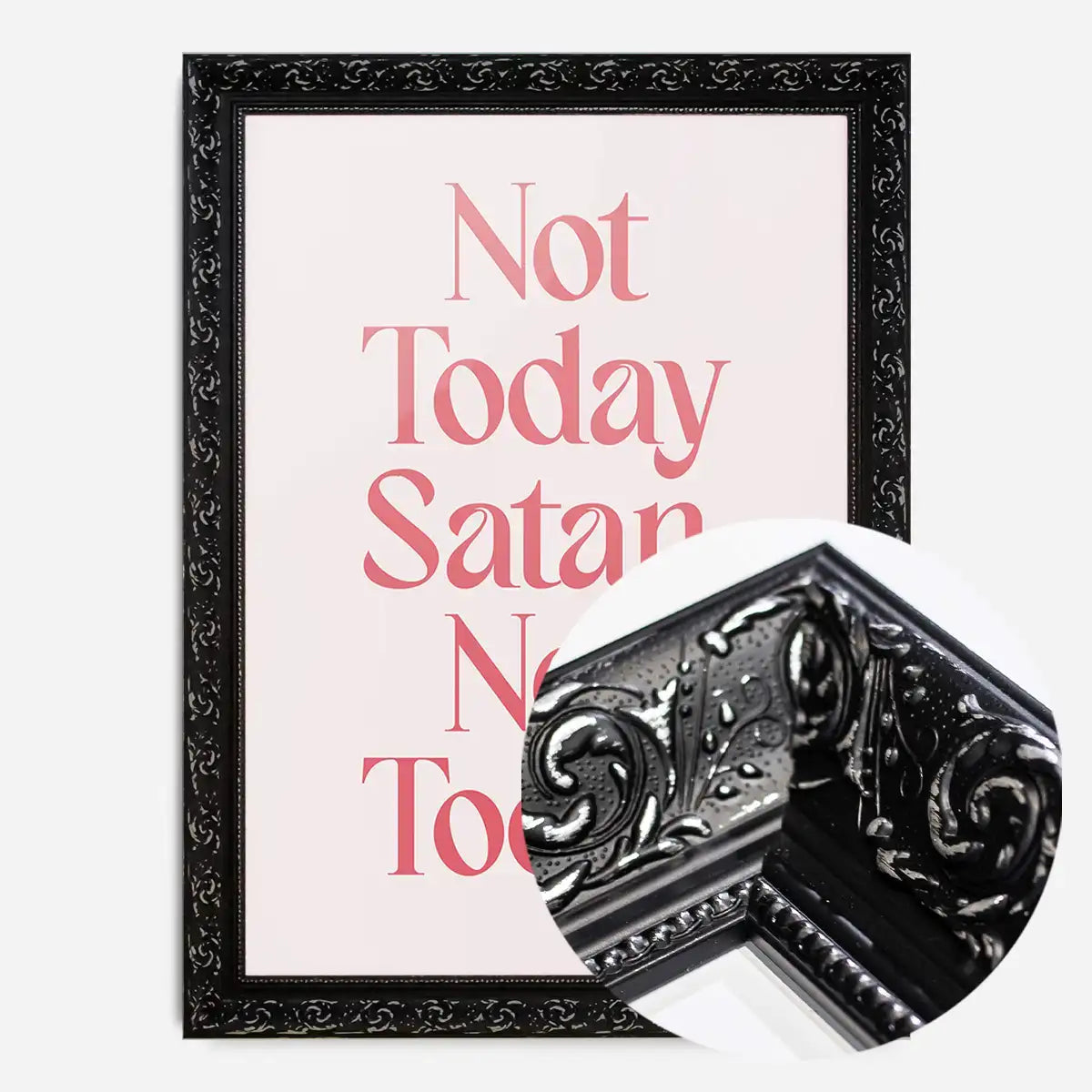 Not Today Satan Print