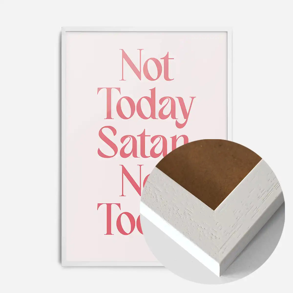 Not Today Satan Print