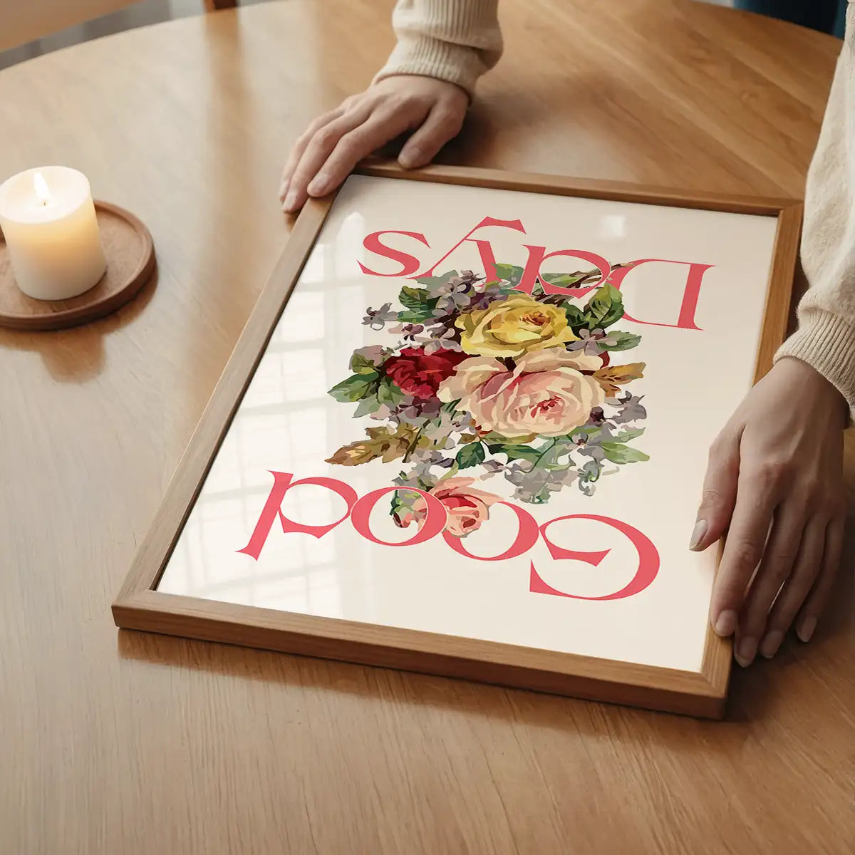 Good Days Flowers Print