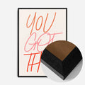 Black Wood Frame