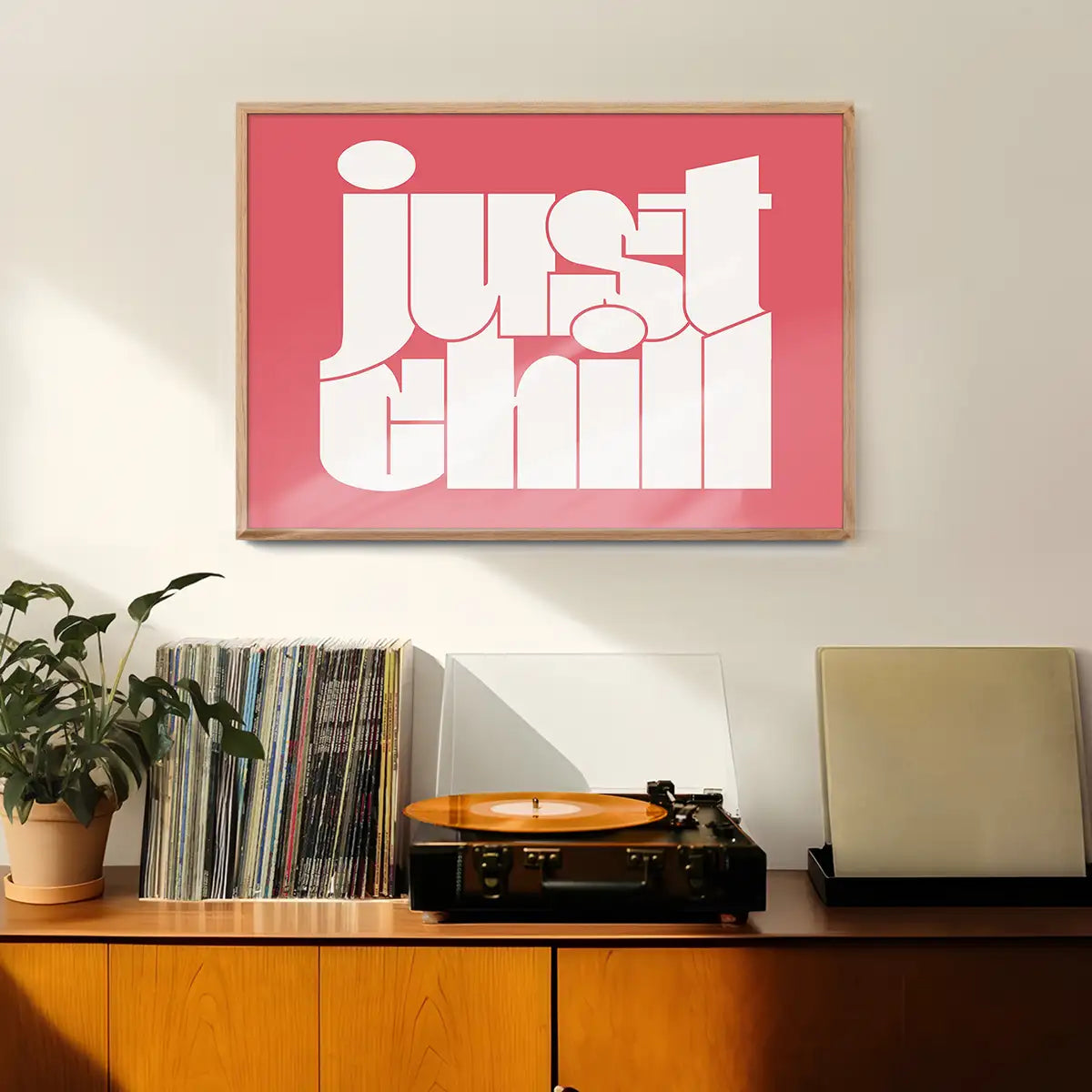 Just Chill Quote Print
