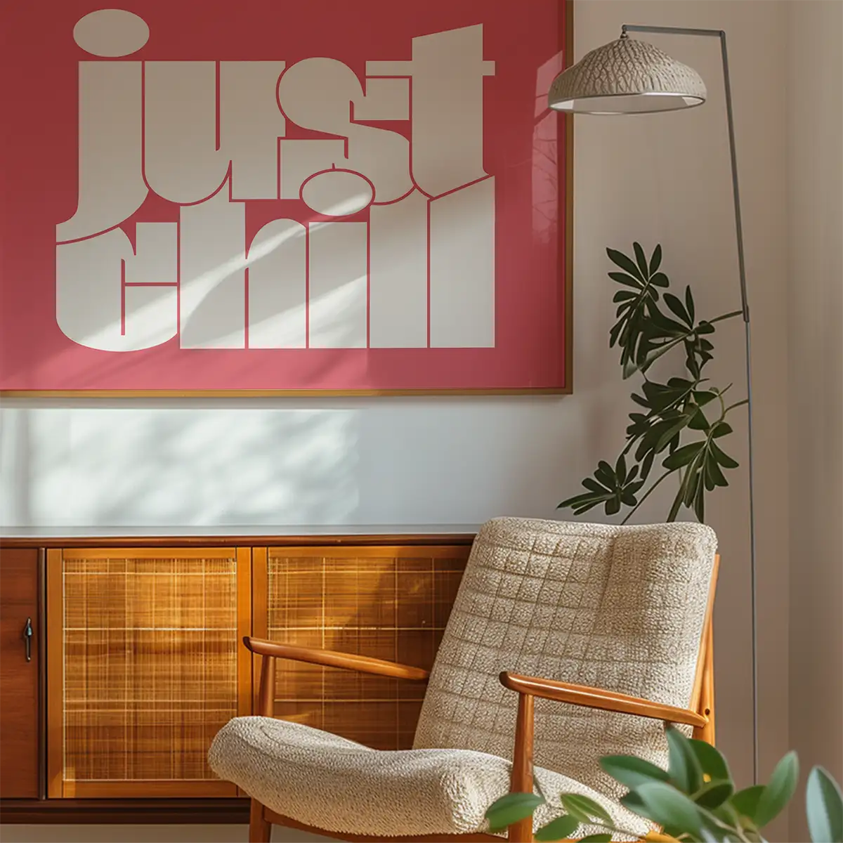 Just Chill Quote Print