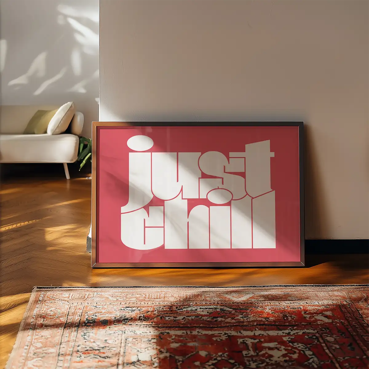 Just Chill Quote Print