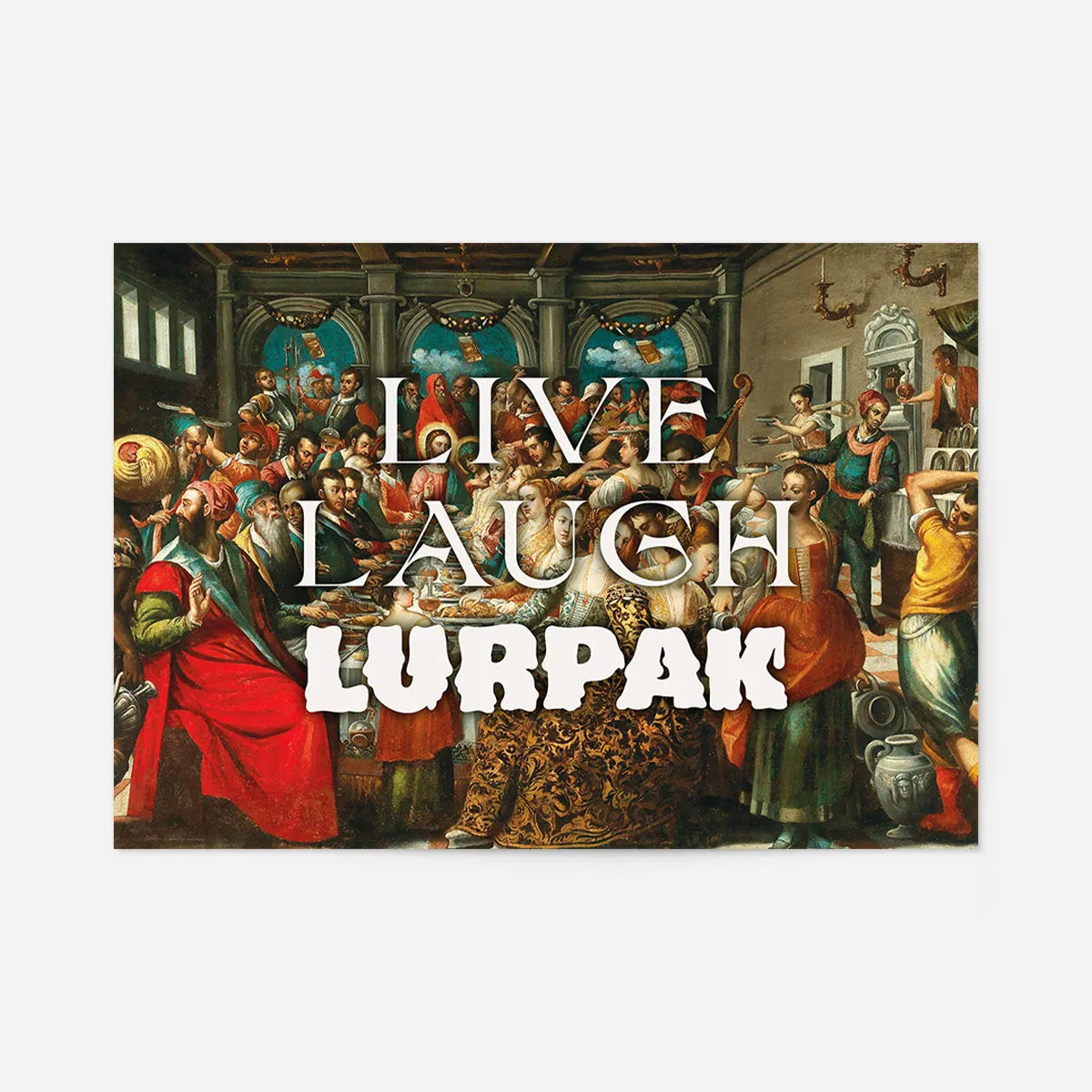 Live Laugh Lurpak Altered Art Print
