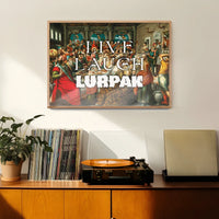 Live Laugh Lurpak Altered Art Print