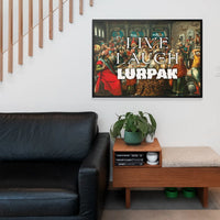 Live Laugh Lurpak Altered Art Print