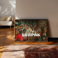 Live Laugh Lurpak Altered Art Print