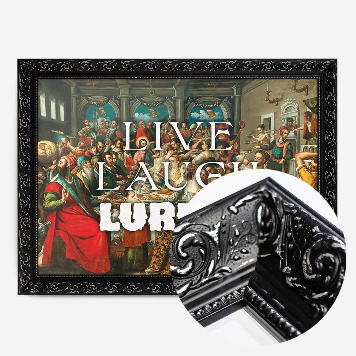 Live Laugh Lurpak Altered Art Print