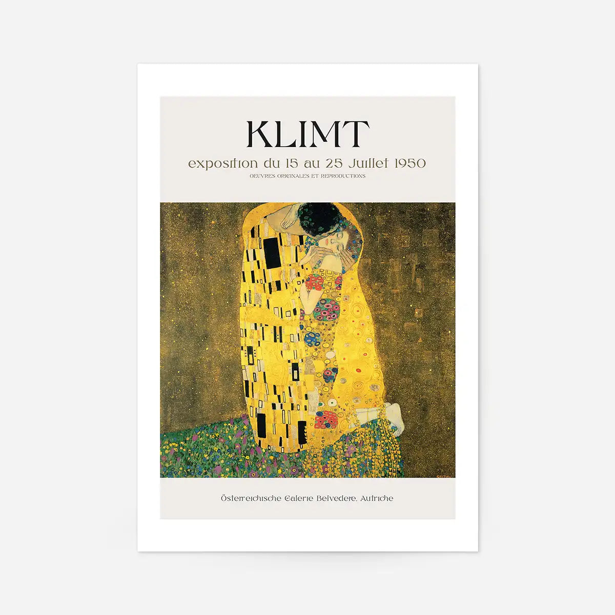 Gustav Klimt Exhibition Museum Poster