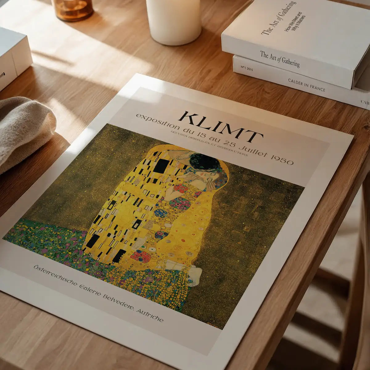 Gustav Klimt Exhibition Museum Poster