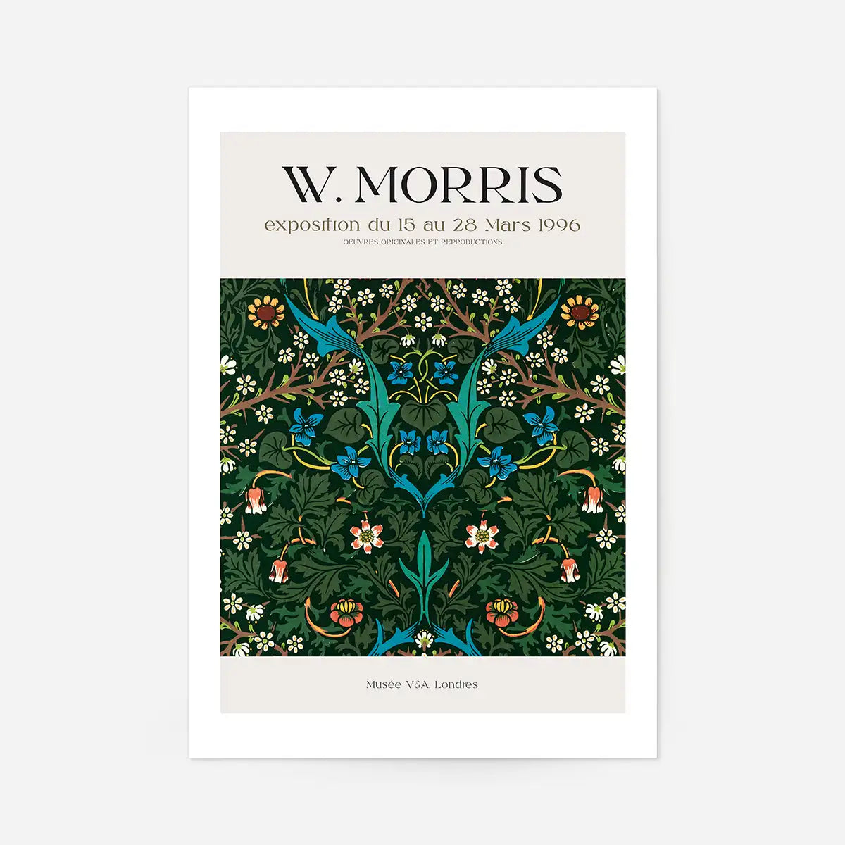 William Morris Exhibition Museum Poster