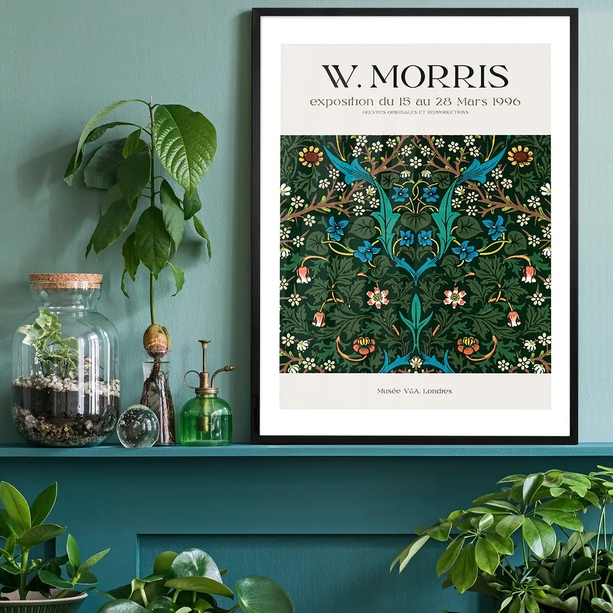 William Morris Exhibition Museum Poster