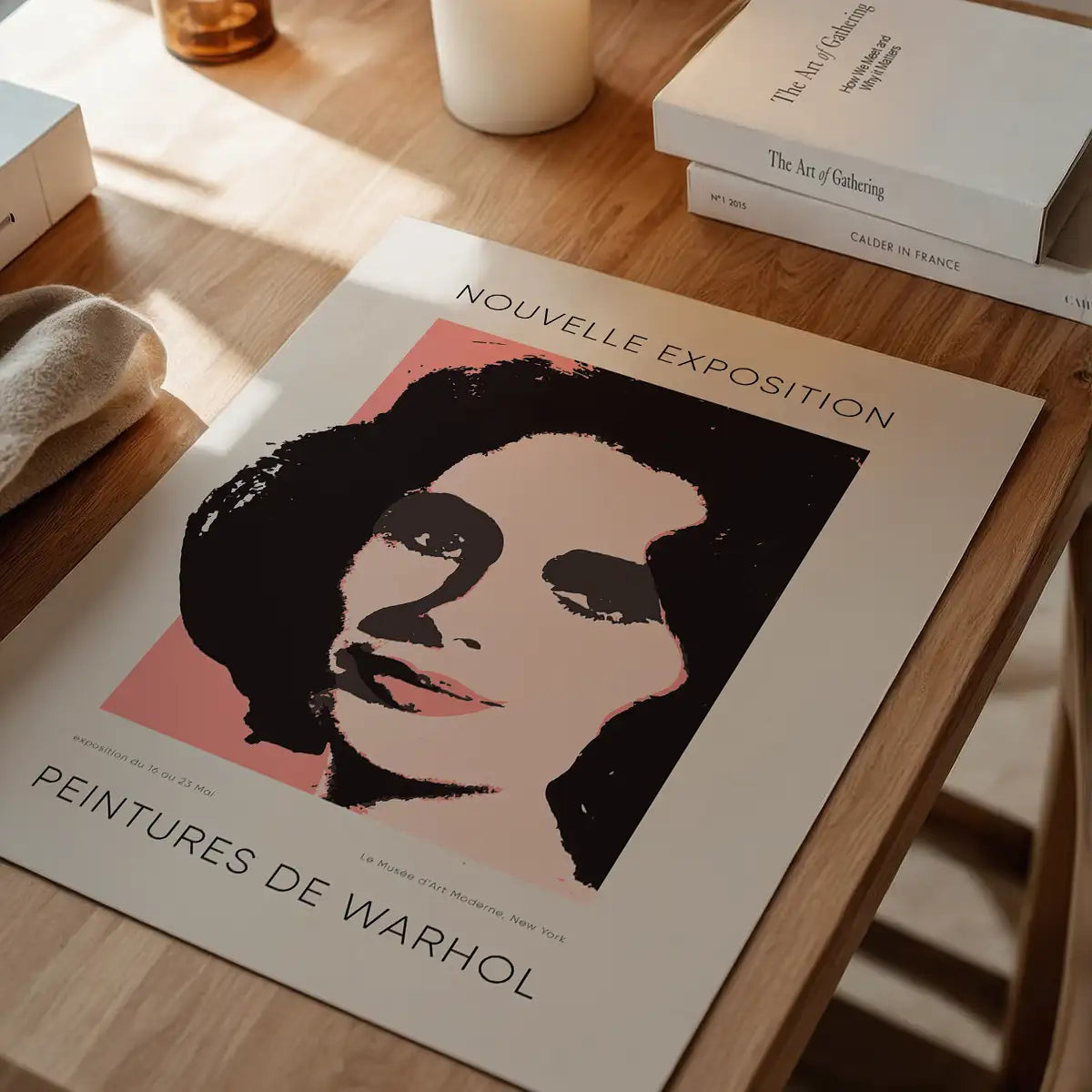 Warhol Nouvelle Exhibition Poster
