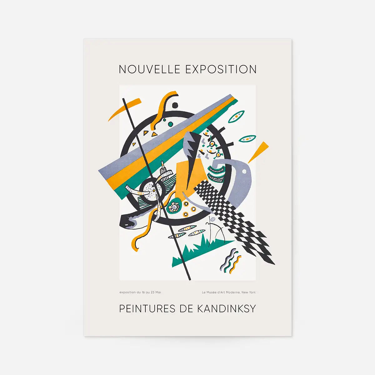Kandinsky Nouvelle Exhibition Poster