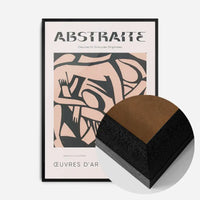Abstract Art Museum Poster