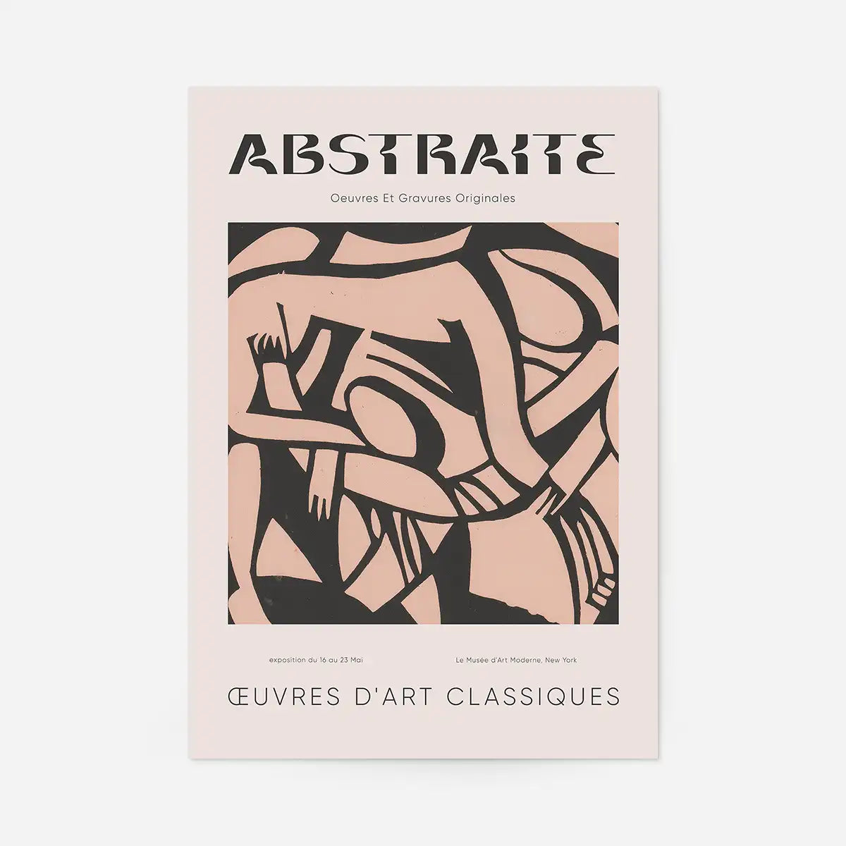 Abstract Art Museum Poster