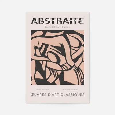 Abstract Art Museum Poster