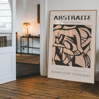 Abstract Art Museum Poster