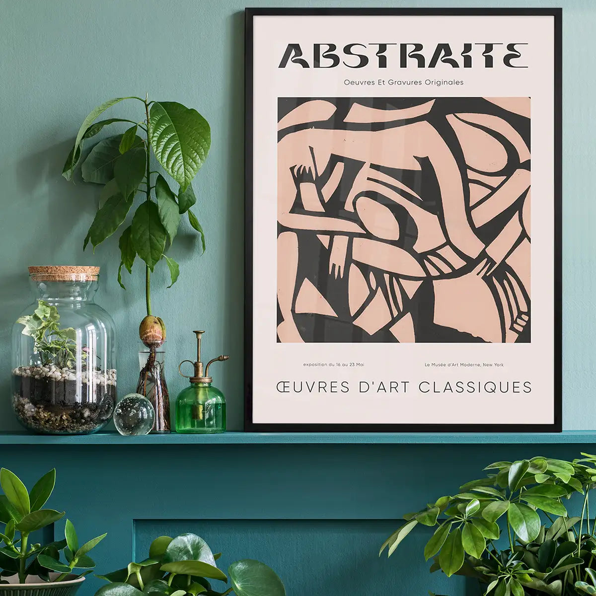 Abstract Art Museum Poster