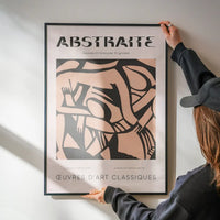 Abstract Art Museum Poster