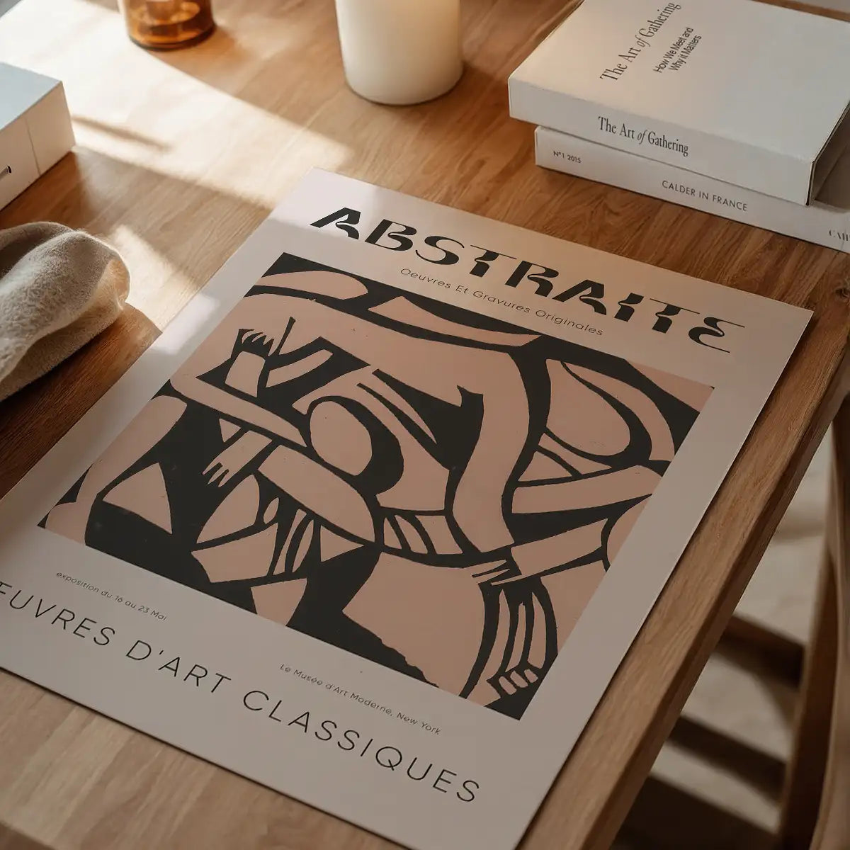 Abstract Art Museum Poster