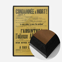 Absinthe Typography Poster