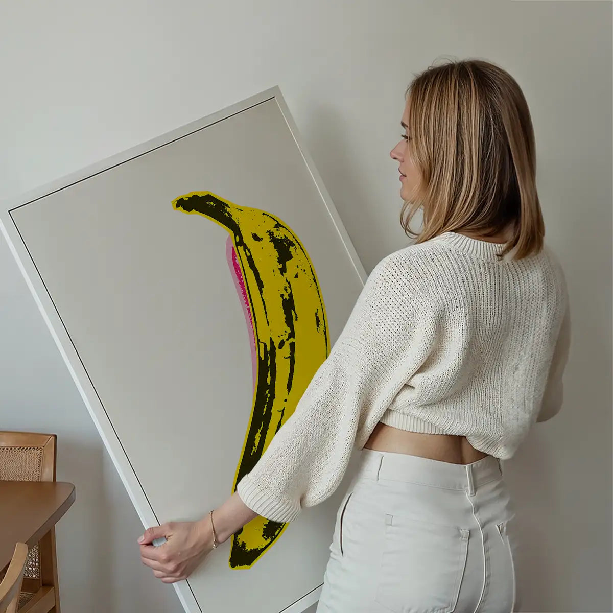 Warhol Banana Popart Print