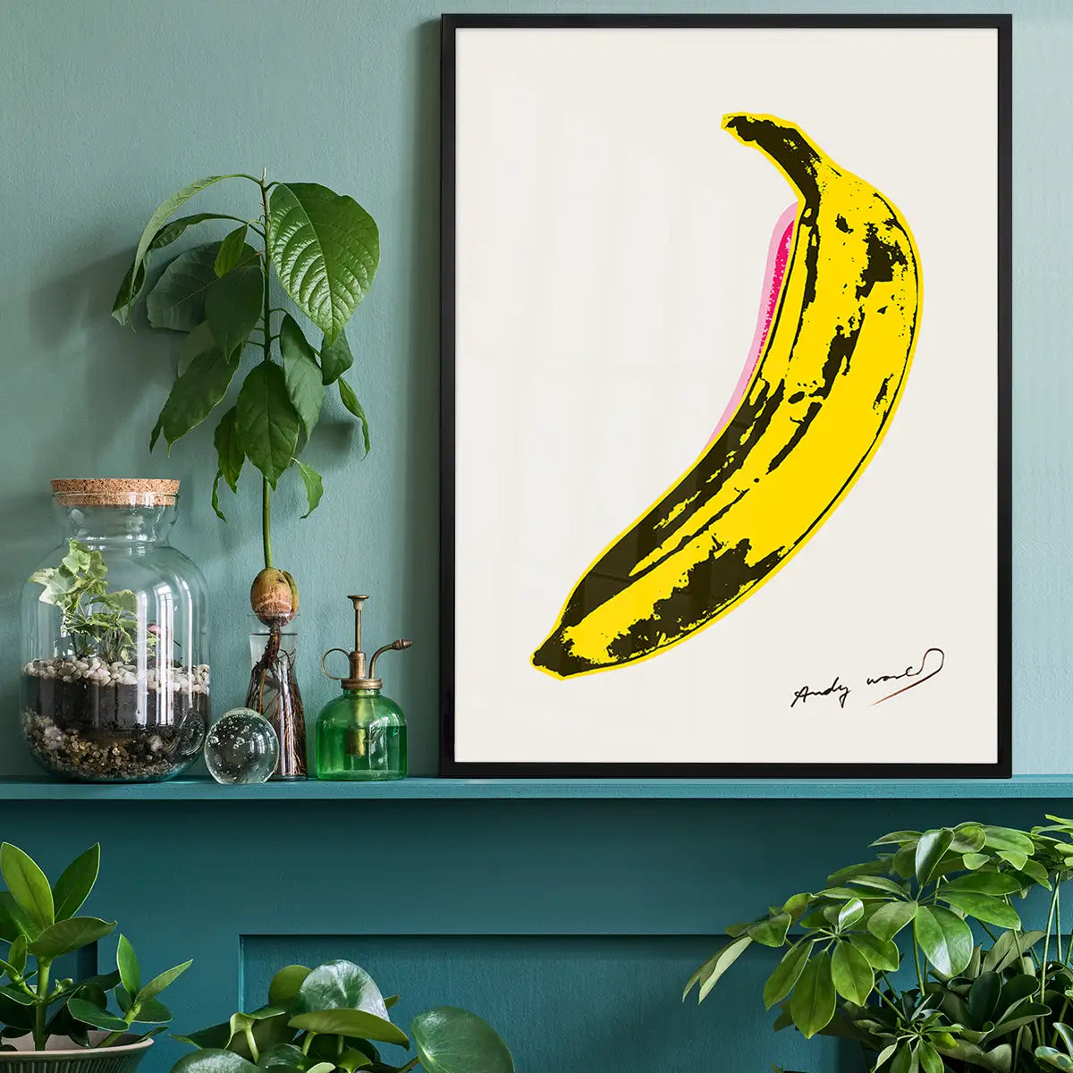 Warhol Banana Popart Print