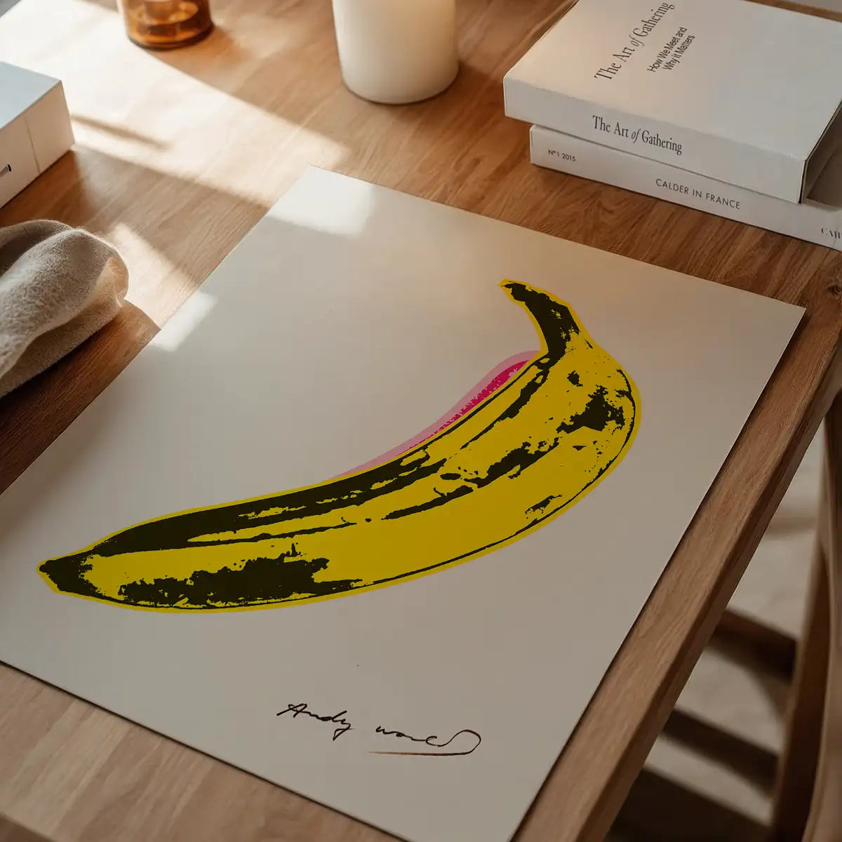 Warhol Banana Popart Print