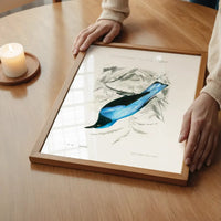 Drongo Vintage Bird Print