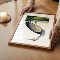 Whooping Crane Vintage Bird Print