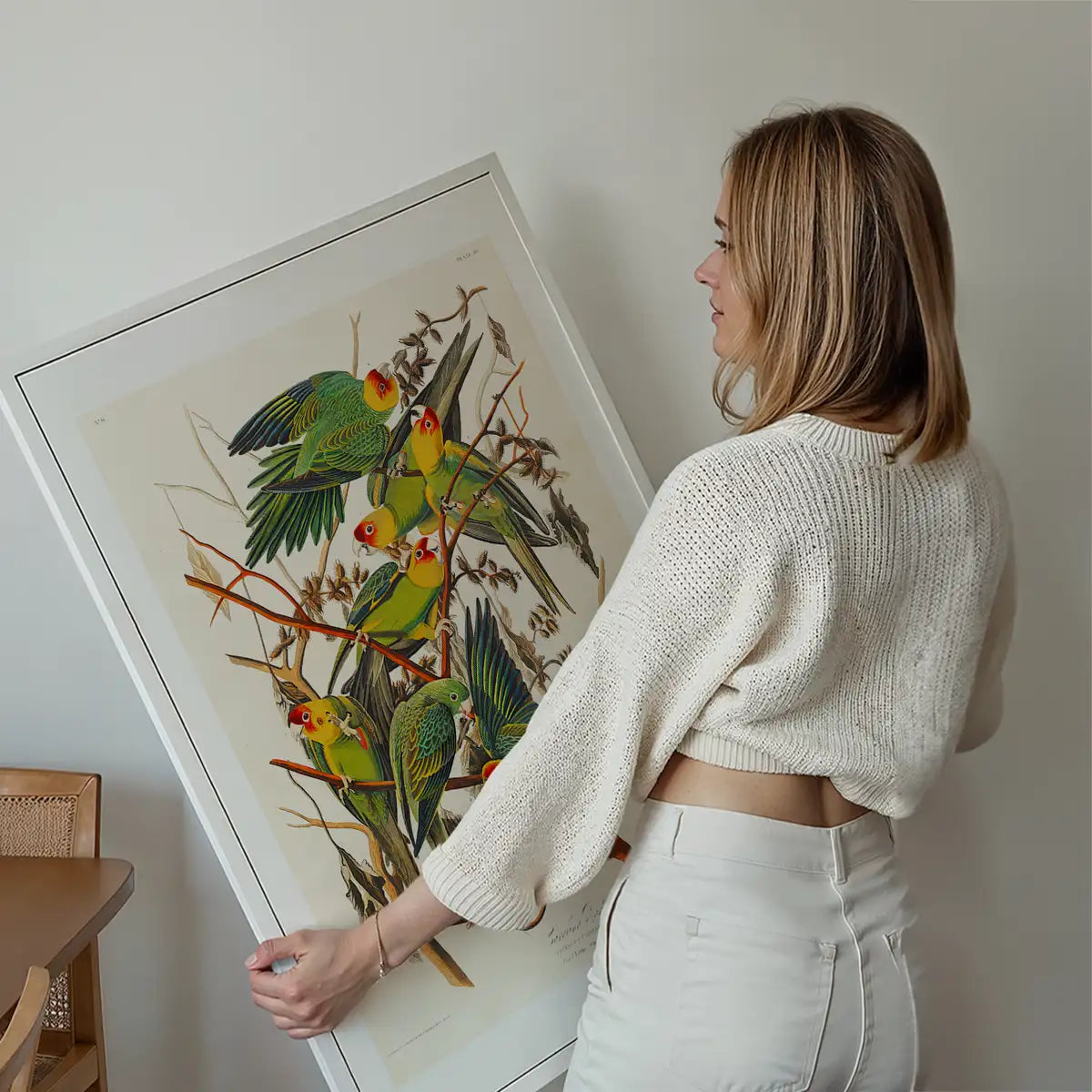 Carolina Parrot Vintage Bird Print